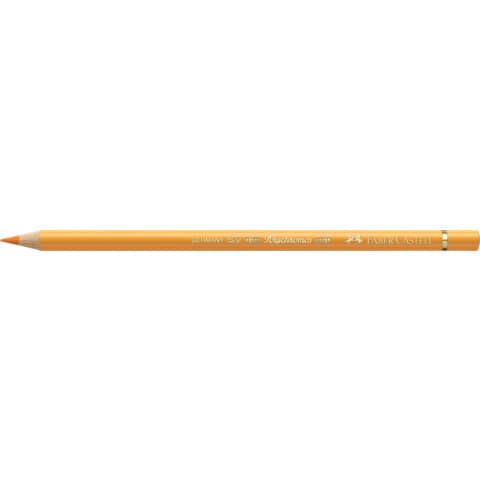 Matite colorate permanenti Faber Castell Polychromos mina 3,8 mm conf. 6 pezzi - giallo cromo scuro - 110109
